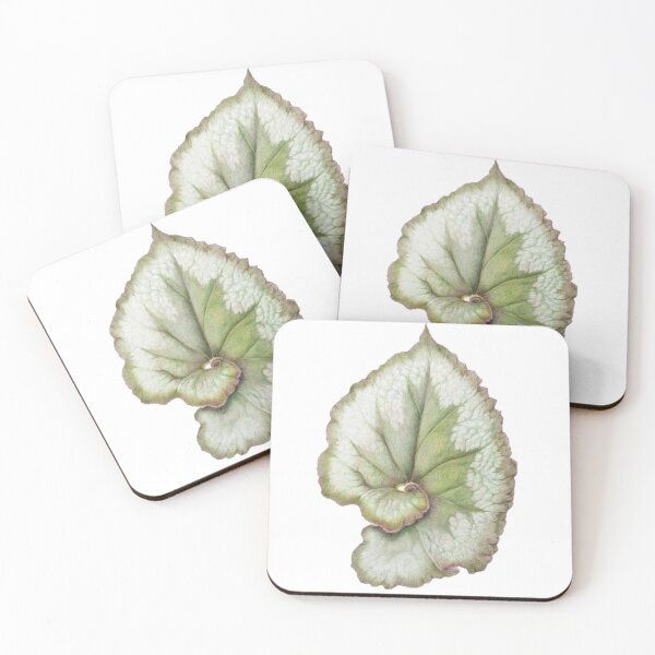 Item preview, pale begonia escargot botanical plant sticker designed and sold by inainart.