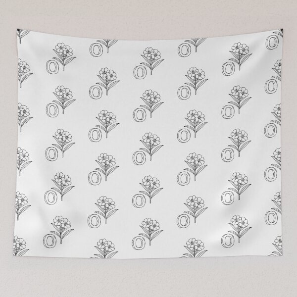Item preview, An illustration of letter O stand for Oleander beside it designed and sold by rasagamastore.