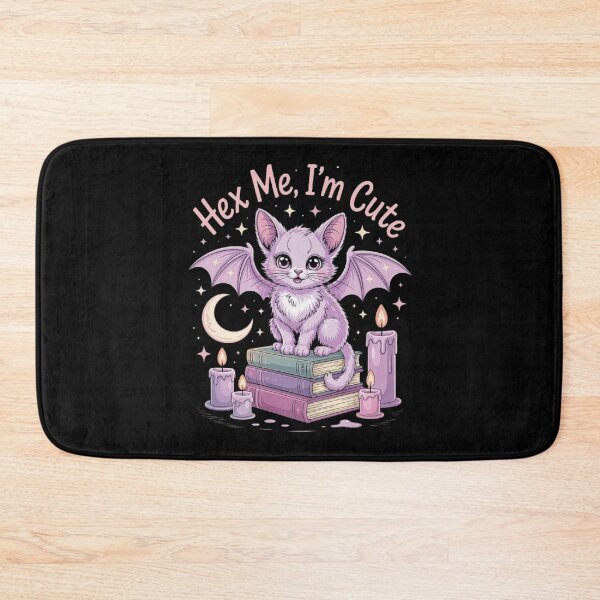 Item preview, Cute Gothic Witchy Cat Art – Hex Me I’m Cute Magic Aesthetic designed and sold by love3617.