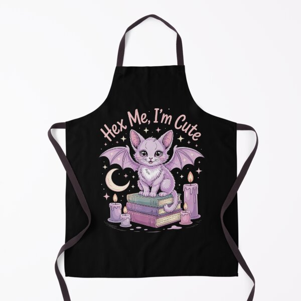 Item preview, Cute Gothic Witchy Cat Art – Hex Me I’m Cute Magic Aesthetic designed and sold by love3617.