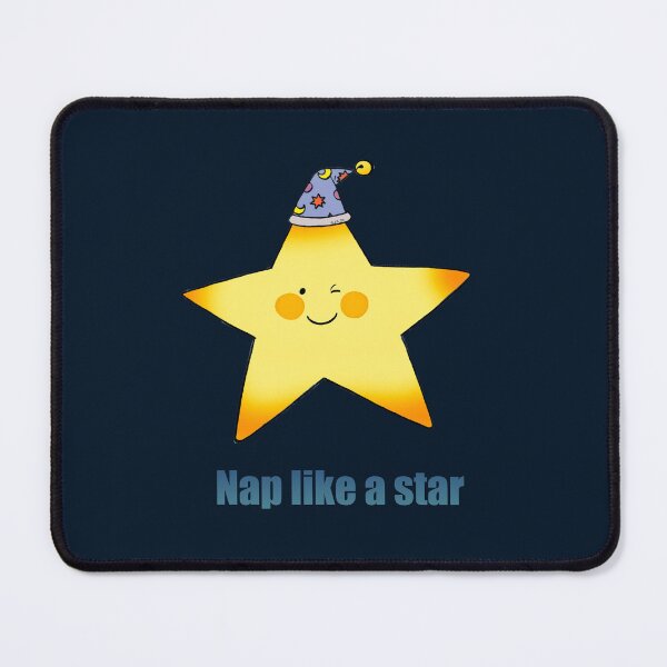 Item preview, Kawaii Sleepy Star in Pajama Hat designed and sold by CuteCartoon.