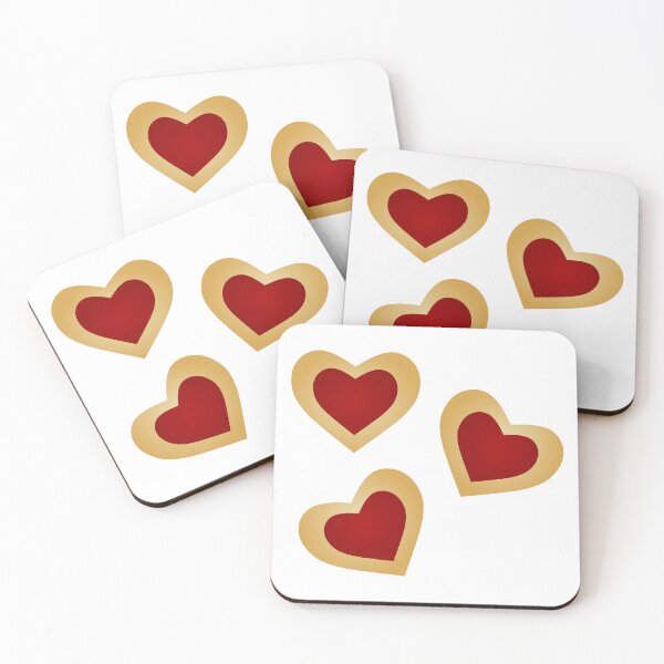 Item preview, heart cookies designed and sold by sweetb3rry.