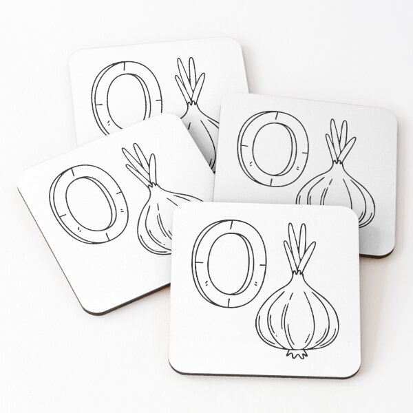 Item preview, An illustration of letter O stand for Onion beside it designed and sold by rasagamastore.