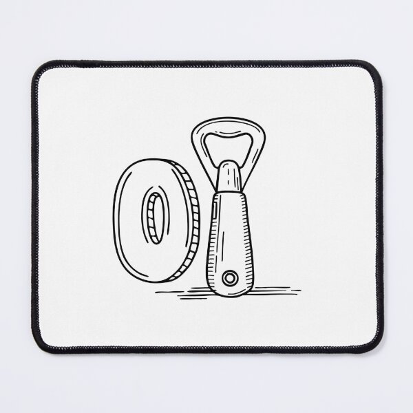 Item preview, An illustration of letter O stand for Opener beside it designed and sold by rasagamastore.