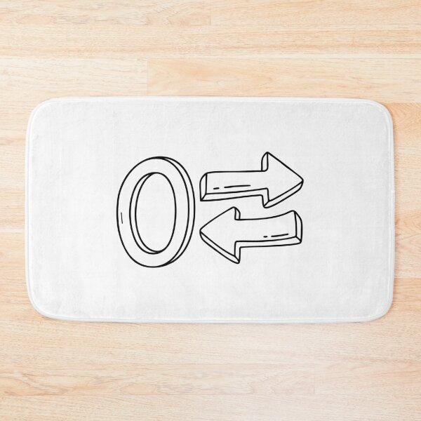 Item preview, An illustration of letter O stand for Opposite beside it designed and sold by rasagamastore.
