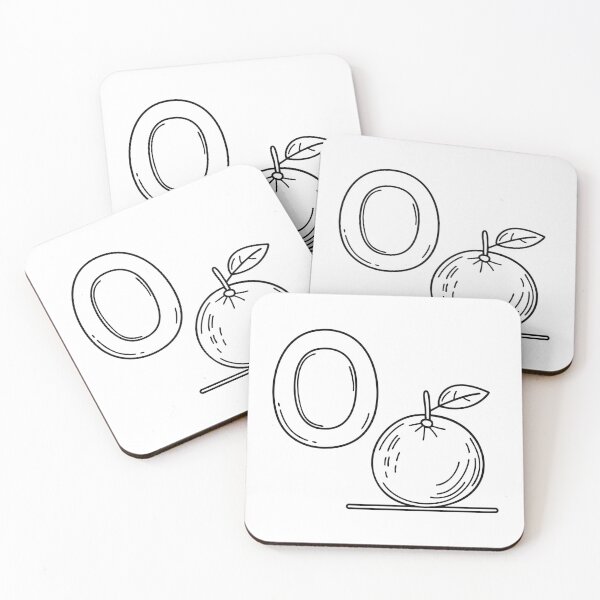 Item preview, An illustration of letter O stand for Orange beside it designed and sold by rasagamastore.