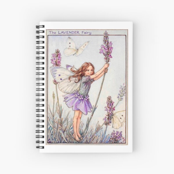 Aperçu de l'œuvre La Fée des Fleurs de Lavande | Cicely Mary Barker créée et vendue par lea-lani.