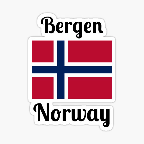 Item preview, Bergen Norway - Stylish Prints, designed and sold by Fleetwood1994.