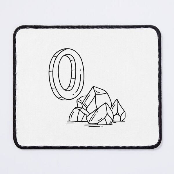 Item preview, An illustration of letter O stand for Ore beside it designed and sold by rasagamastore.