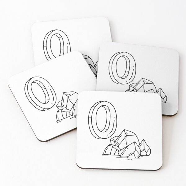 Item preview, An illustration of letter O stand for Ore beside it designed and sold by rasagamastore.