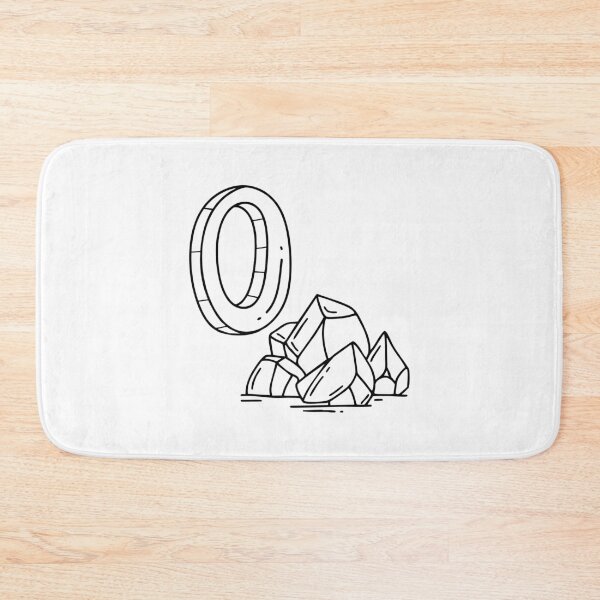 Item preview, An illustration of letter O stand for Ore beside it designed and sold by rasagamastore.