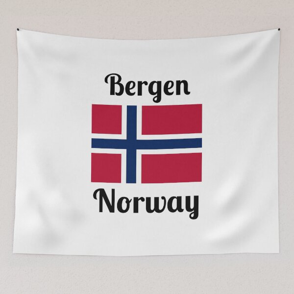 Item preview, Bergen Norway - Stylish Prints, designed and sold by Fleetwood1994.