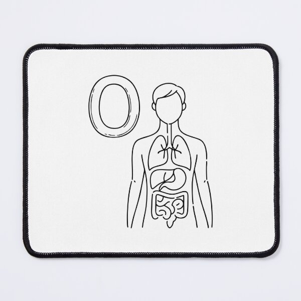 Item preview, An illustration of letter O stand for Organ beside it designed and sold by rasagamastore.