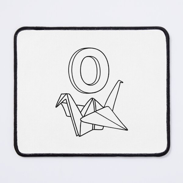 Item preview, An illustration of letter O stand for Origami beside it designed and sold by rasagamastore.