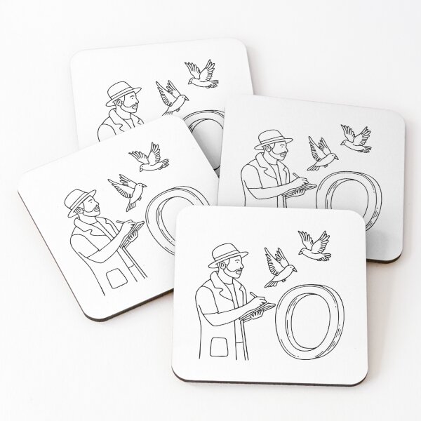 Item preview, An illustration of letter O stand for Ornithologist beside it designed and sold by rasagamastore.