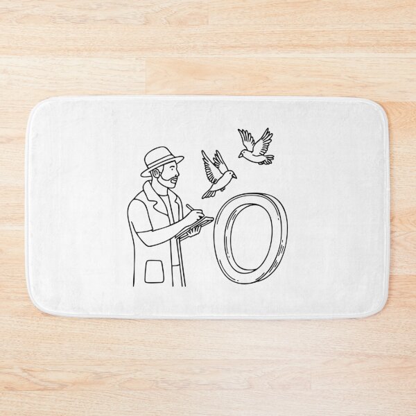 Item preview, An illustration of letter O stand for Ornithologist beside it designed and sold by rasagamastore.