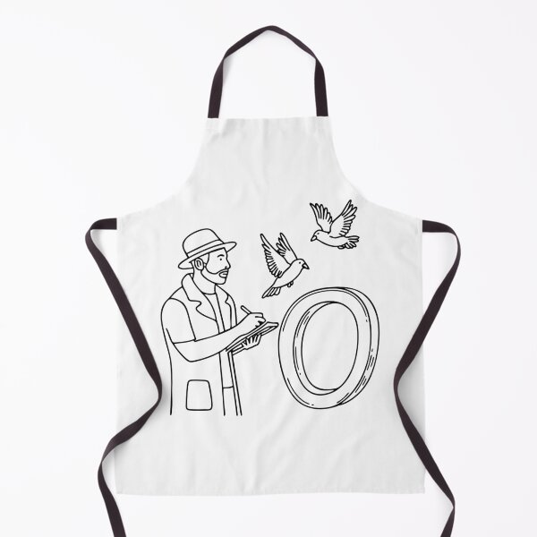 Item preview, An illustration of letter O stand for Ornithologist beside it designed and sold by rasagamastore.