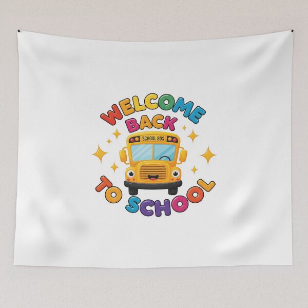 Item preview, Welcome Back to School Smiley Bus Stars Kids designed and sold by Alex Songs.