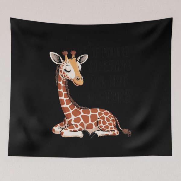 Artikelvorschau, Giraffe Pyjama Schlafenszeit Schlafen Pyjamas Nickerchen Schlaf entworfen und verkauft von Hlz-0118.