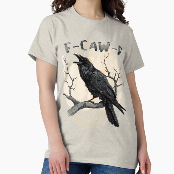 Artikel-Vorschau von F-Caw-F Lustiges Raben-Wortspiel – Gothic Crow Humor, designt und verkauft von Aredbox.
