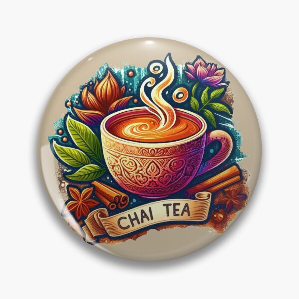 Item preview, Chai Tea - Vibrant Spiced Cup designed and sold by Myra365Art.