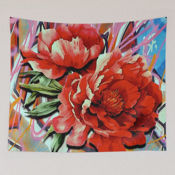 Item preview, Flower Graffiti designed and sold by ViaARTfactory.