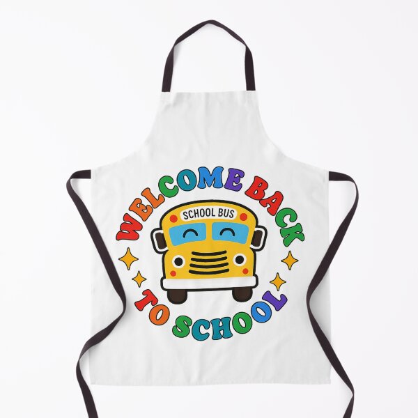 Item preview, Welcome Back to School Cute Smiling School Bus Rainbow Letters designed and sold by Alex Songs.