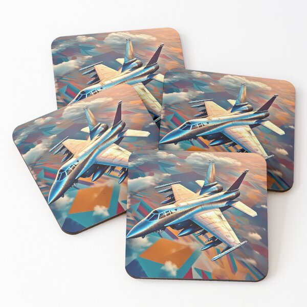 Item preview, Chrome Jet Over Abstract Dreamscape designed and sold by ONESTARTS ARTS.