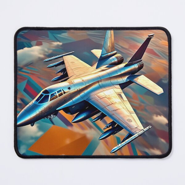 Item preview, Chrome Jet Over Abstract Dreamscape designed and sold by ONESTARTS ARTS.