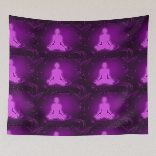Item preview, Purple Meditating Yoga Merchandise designed and sold by cindyfordyce.