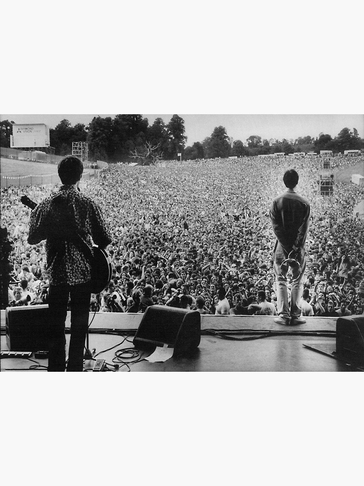 Thumbnail 3 of 3, Poster, Liam Gallagher Oasis Black White designed and sold by harfOrdsLee.