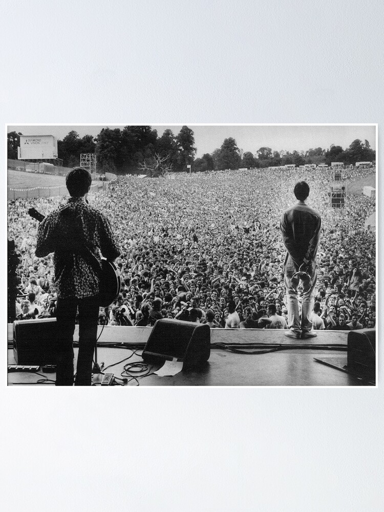 Thumbnail 1 of 3, Poster, Liam Gallagher Oasis Black White designed and sold by harfOrdsLee.