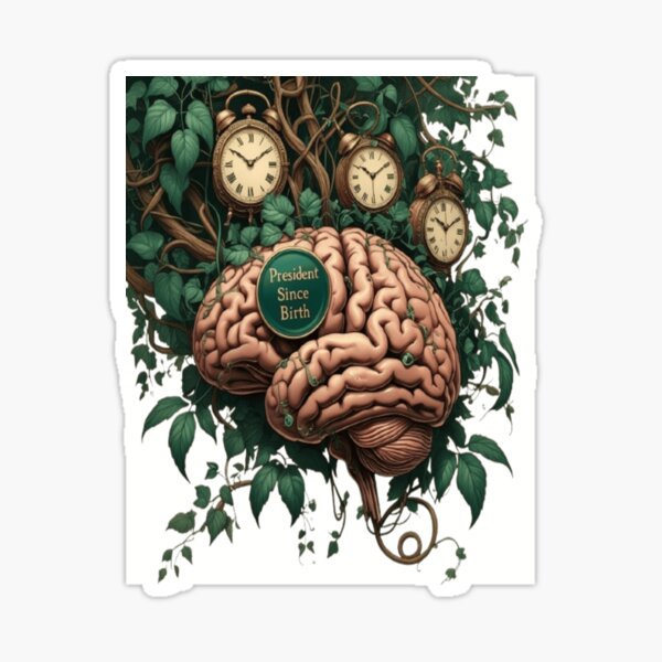 Item preview, Overthinker’s Club – President Since Birth designed and sold by DevasLane.