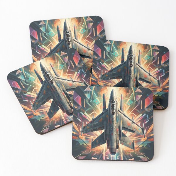 Item preview, Geometric Warp Speed: Futuristic Jet Burst designed and sold by ONESTARTS ARTS.