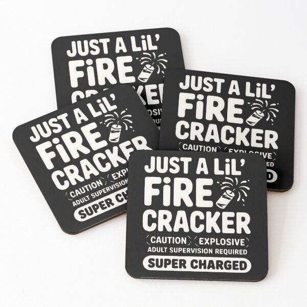 Item preview, Funny Just A Lil' Firecracker 4th of July designed and sold by BakeryDozen.