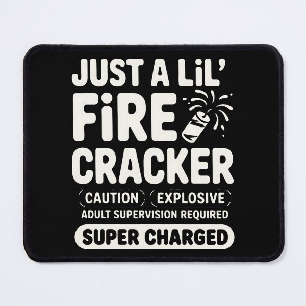 Item preview, Funny Just A Lil' Firecracker 4th of July designed and sold by BakeryDozen.