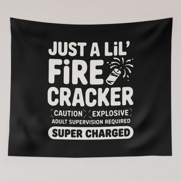 Item preview, Funny Just A Lil' Firecracker 4th of July designed and sold by BakeryDozen.