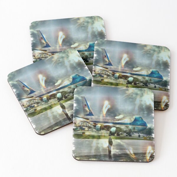 Item preview, Air Force One Image Layered Over Fireworks Photo designed and sold by kristalcurt.
