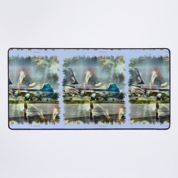 Item preview, Air Force One Image Layered Over Fireworks Photo designed and sold by kristalcurt.