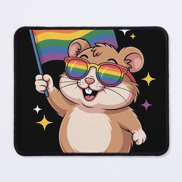 Item preview, Gay Pride Capybara designed and sold by WindowStone.