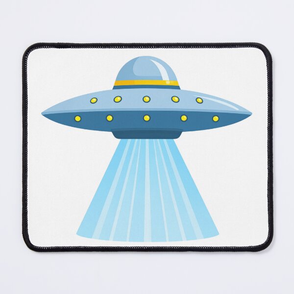 Item preview, Alien UFO Spaceship Beaming Light – Sci-Fi Abduction Extraterrestrial Art designed and sold by PrintCreations9.