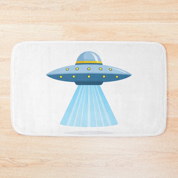 Item preview, Alien UFO Spaceship Beaming Light – Sci-Fi Abduction Extraterrestrial Art designed and sold by PrintCreations9.