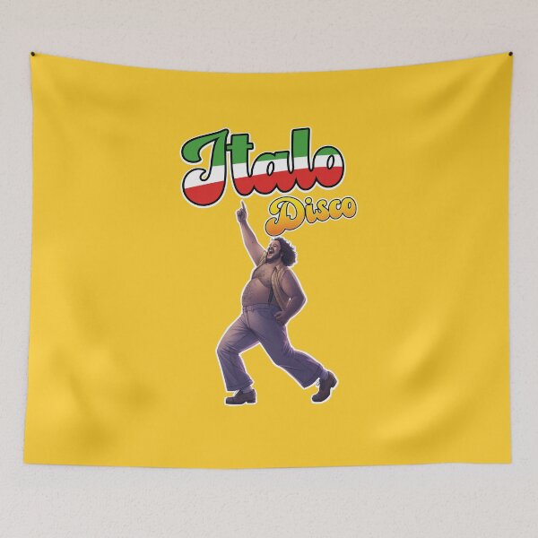 Item preview, Italo Disco with a dancer designed and sold by gayishdesign.