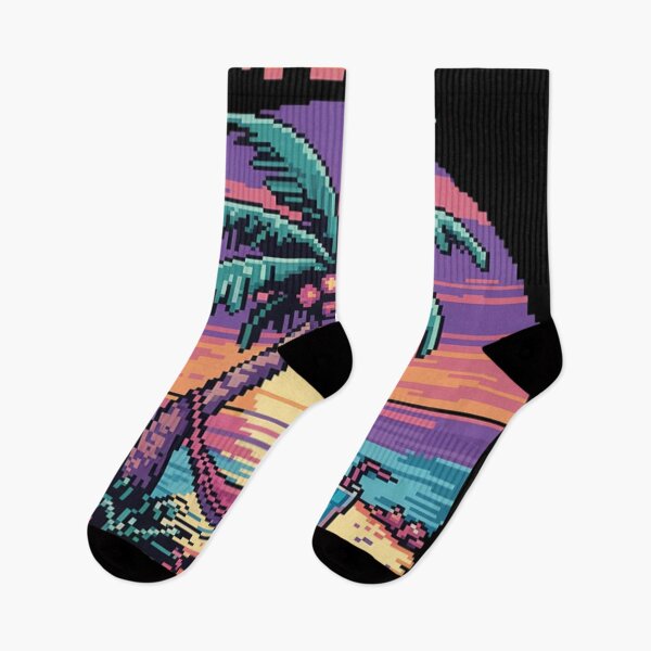 Item preview, Vacation Mode: ACTIVE – Retro Pixel Art Beach Vibes designed and sold by Tomasz  Siennicki.