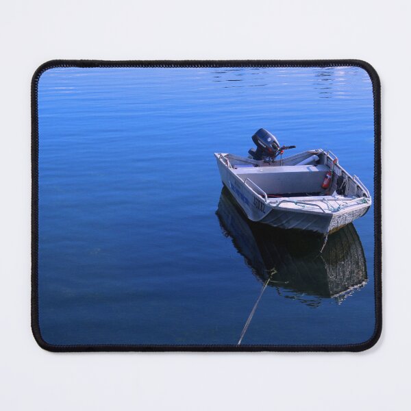 Item preview, Lone Boat on Kingscote Bay designed and sold by ezcreate.media.