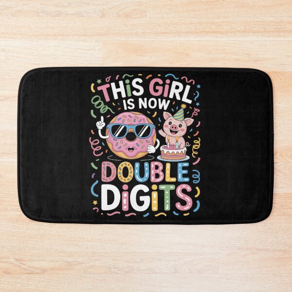 Item preview, Girl 10 Double Digits 10th Birthday Pig designed and sold by Hlz-0118.