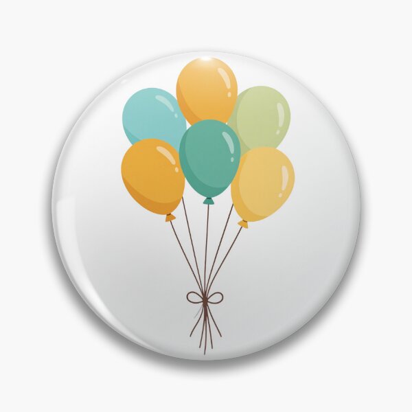 Artikelvorschau, Ballonstrauß mit Schnur zusammengebunden – Süßes Party-Feier-Design entworfen und verkauft von PrintCreations9.
