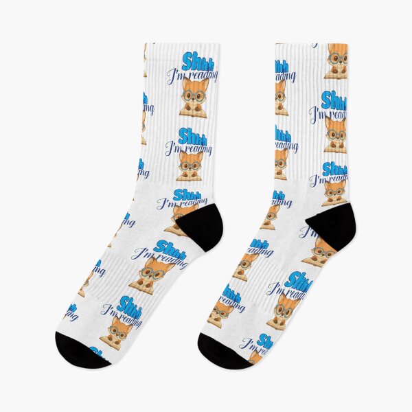 Item preview, Shhh I'm Reading Fox designed and sold by Jhullie.