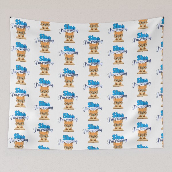 Item preview, Shhh I'm Reading Fox designed and sold by Jhullie.
