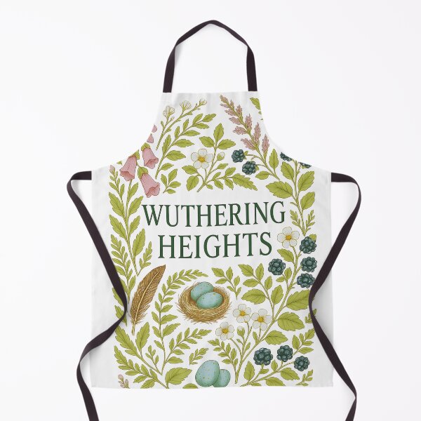 Item preview, Wuthering Heights Botanical Vintage Book Cover designed and sold by GlitchBaby.